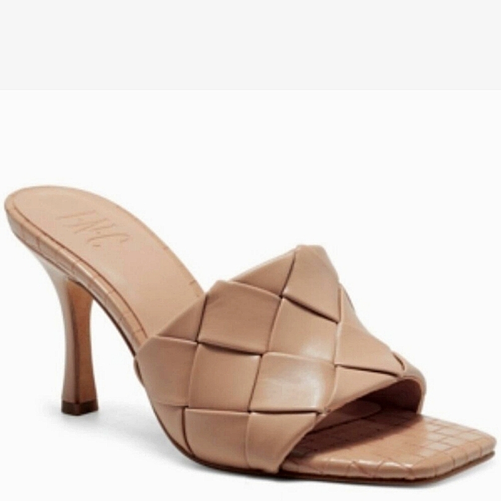 New w/Box Inc International Concepts Liah Braided Vegan Leather Dress Mules - Picture 10 of 10
